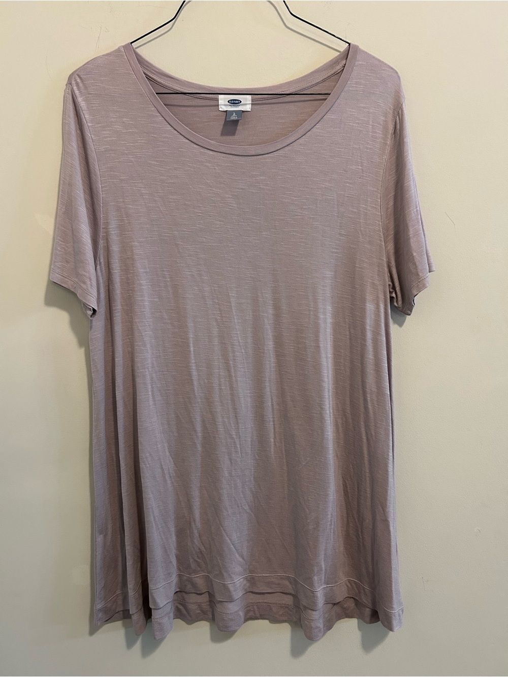 Old Navy Scoop Neck Short Sleeve Tunic - Dusty Mauve